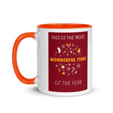 Christmas Gift Mug "Wonderful Time" Best Holiday season gift coffee Mug