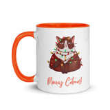 Christmas Gift Mug "Meowy Christmas" Mug for Cat Lovers during Holiday Season