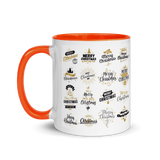 Christmas Gift Mug customized Ceramic Coffee Mug with Color Inside