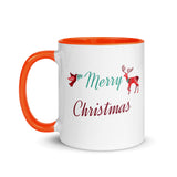 "Merry Christmas" Coffee Mug Holiday Season Gift Mug with Color Inside