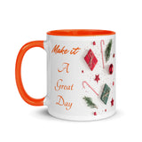 Christmas Gift Mug "Make it a Great Day" Customized Coffee Mug best for Christmas Gift