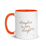 Motivational  Mug "THOUGHTS BECOME THINGS" Law of Affirmation  Coffee Mug Dishwasher & microwave safe