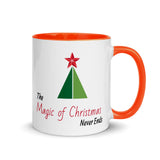 Christmas Gift Mug "Magic of Christmas" Holiday Season gift Mug with Color Inside