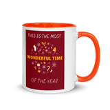 Christmas Gift Mug "Wonderful Time" Best Holiday season gift coffee Mug