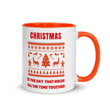 Christmas Gift Mug "Time Together"  Creative Holiday Season Gift Mug