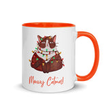 Christmas Gift Mug "Meowy Christmas" Mug for Cat Lovers during Holiday Season