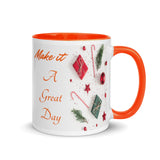 Christmas Gift Mug "Make it a Great Day" Customized Coffee Mug best for Christmas Gift