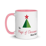 Christmas Gift Mug "Magic of Christmas" Holiday Season gift Mug with Color Inside