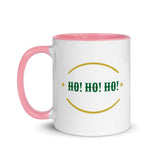 Christmas Gift Mug "Ho Ho Ho" Holiday Season Gift Mug with Color Inside