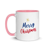 Christmas Gift Mug "Merry Christmas" Holiday Season gift Mug Mug with Color Inside