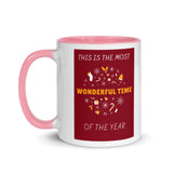 Christmas Gift Mug "Wonderful Time" Best Holiday season gift coffee Mug