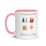 Christmas Gift Mug "Warm & Cozy" Creative Holiday Season Coffee Mug