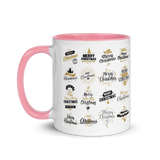 Christmas Gift Mug customized Ceramic Coffee Mug with Color Inside