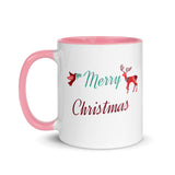 "Merry Christmas" Coffee Mug Holiday Season Gift Mug with Color Inside