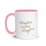 Motivational  Mug "THOUGHTS BECOME THINGS" Law of Affirmation  Coffee Mug Dishwasher & microwave safe