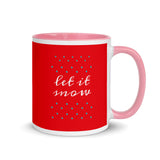 Winter Season Coffee Mug "Let it Mow" Christmas gift Mug with Color Inside