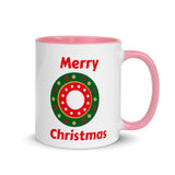 Christmas Coffee Mug "Merry Christmas" Holiday Season Gift Mug Mug with Color Inside