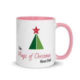 Christmas Gift Mug "Magic of Christmas" Holiday Season gift Mug with Color Inside