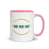 Christmas Gift Mug "Ho Ho Ho" Holiday Season Gift Mug with Color Inside