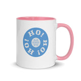 Christmas Gift Mug "Ho Ho Ho" Holiday season Gift Mug with Color Inside