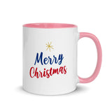 Christmas Gift Mug "Merry Christmas" Holiday Season gift Mug Mug with Color Inside