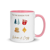 Christmas Gift Mug "Warm & Cozy" Creative Holiday Season Coffee Mug