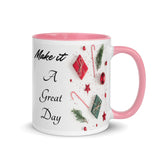 Christmas Gift Mug "Make it a Great Day" Customized Coffee Mug best for Christmas Gift