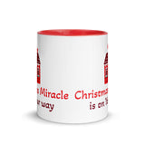 "Christmas Miracle " Coffee Mug best Christmas Gift Coffee Mug with Color Inside