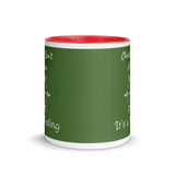 Christmas Gift Mug "Christmas is a Feeling" Holiday season Coffee Mug with Color Inside