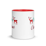 "Merry Christmas" Coffee Mug Holiday Season Gift Mug with Color Inside