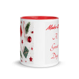 Christmas Gift Mug "Make it a Great Day" Customized Coffee Mug best for Christmas Gift