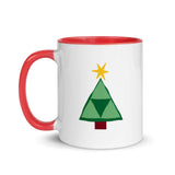 Christmas Coffee Mug "Merry and Bright" Holiday Season Gift Mug with Color Inside