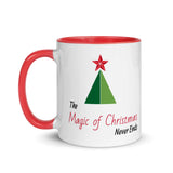 Christmas Gift Mug "Magic of Christmas" Holiday Season gift Mug with Color Inside