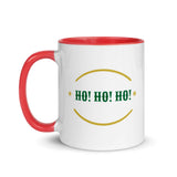 Christmas Gift Mug "Ho Ho Ho" Holiday Season Gift Mug with Color Inside