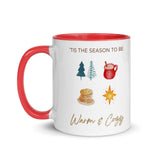 Christmas Gift Mug "Warm & Cozy" Creative Holiday Season Coffee Mug