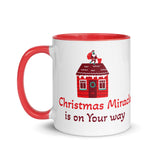 "Christmas Miracle " Coffee Mug best Christmas Gift Coffee Mug with Color Inside