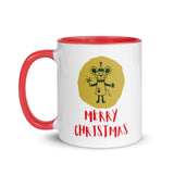 Christmas Gift Mug "Merry Christmas" best gift Mug for holiday season with Color Inside