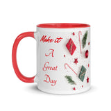 Christmas Gift Mug "Make it a Great Day" Customized Coffee Mug best for Christmas Gift