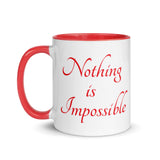 Motivational Mug "Nothing is Impossible" Law of Affirmation Coffee Mug with Color Inside