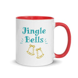 Christmas Gift Coffee Mug "Jingle Bell" Holiday Season mug Mug with Color Inside