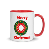 Christmas Coffee Mug "Merry Christmas" Holiday Season Gift Mug Mug with Color Inside
