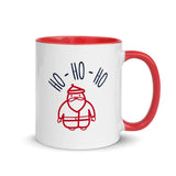 Christmas Gift Mug "Ho Ho" Exclusive gift Mug for Holiday Season with Color Inside