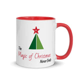 Christmas Gift Mug "Magic of Christmas" Holiday Season gift Mug with Color Inside