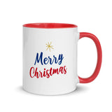 Christmas Gift Mug "Merry Christmas" Holiday Season gift Mug Mug with Color Inside