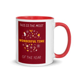 Christmas Gift Mug "Wonderful Time" Best Holiday season gift coffee Mug