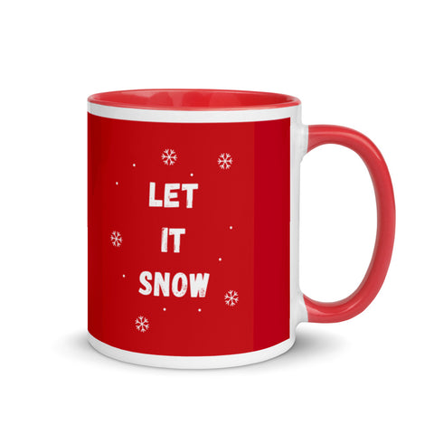 Christmas Gift Mug "Let it Snow" Holiday Season Gift Mug