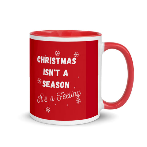 Christmas Gift Mug "Christmas A Feeling" Holiday Season Exclusive Gift Mug