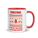 Christmas Gift Mug "Time Together"  Creative Holiday Season Gift Mug