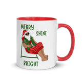 Holiday Season Mug "Merry Shine Bright" best creative Christmas Gift Mug