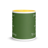 Christmas Gift Mug "Christmas is a Feeling" Holiday season Coffee Mug with Color Inside